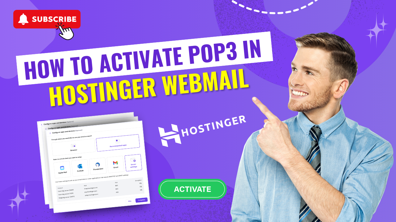 activate-pop3-in-hostinger-webmail
