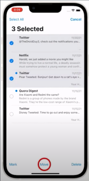select-the-move-option