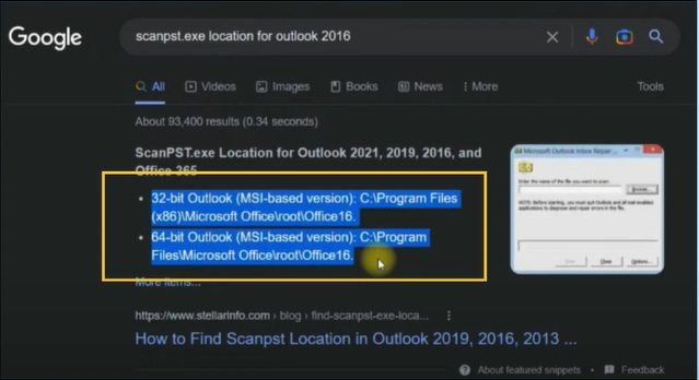 google-the-scanpst-exe-file