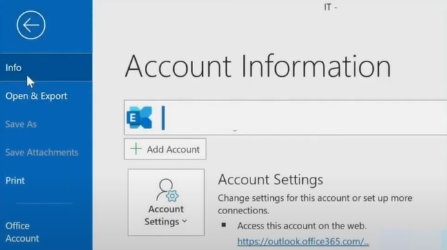 open the outlook product