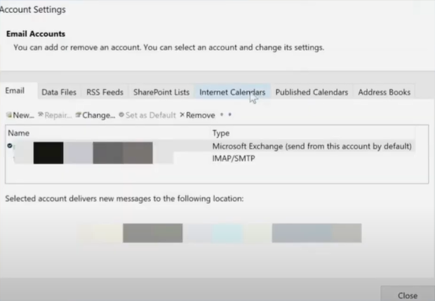see all the connected accounts