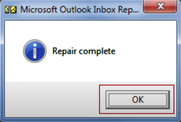 Click ok on the popup