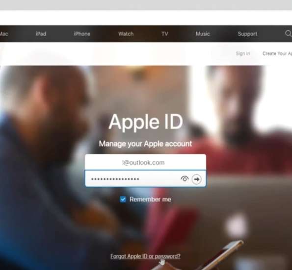 Enter the correct password