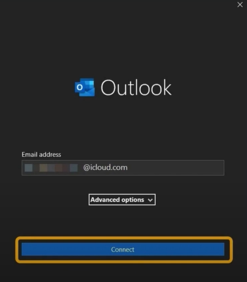 Click on connect