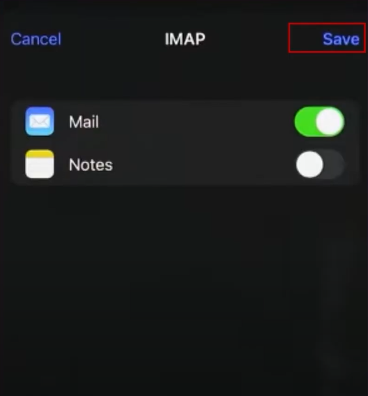 Tap to save