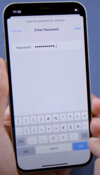 connect it to a wireless network