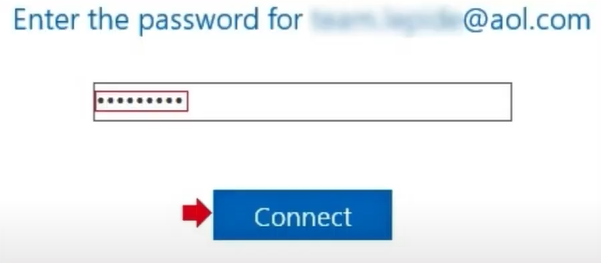 Click Connect