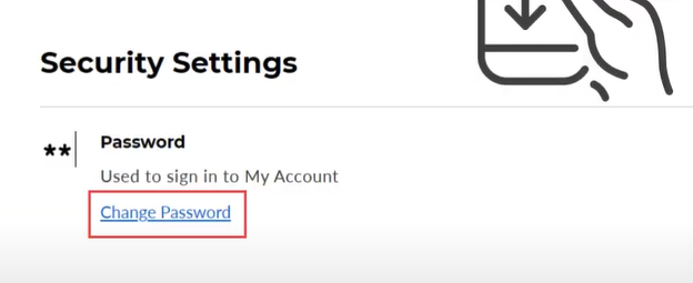 Click on Change Password