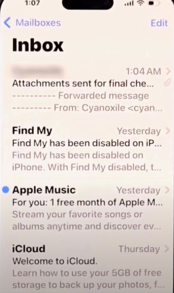Open Mail App Again