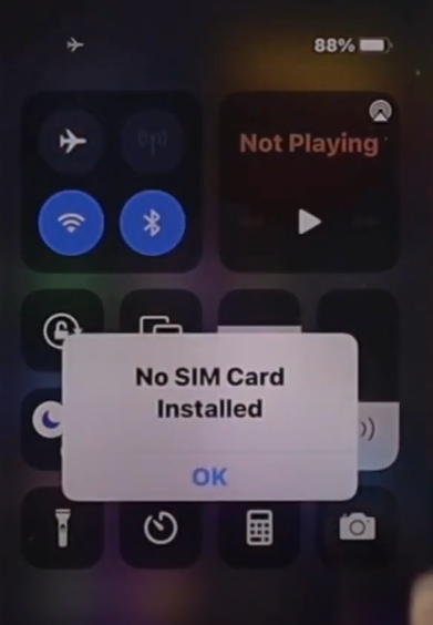 Turn off airplane mode