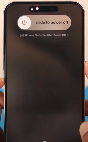 Press and Hold Power Button