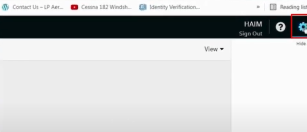 Open Settings