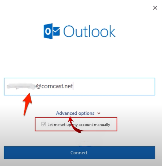 Click The Advanced Option