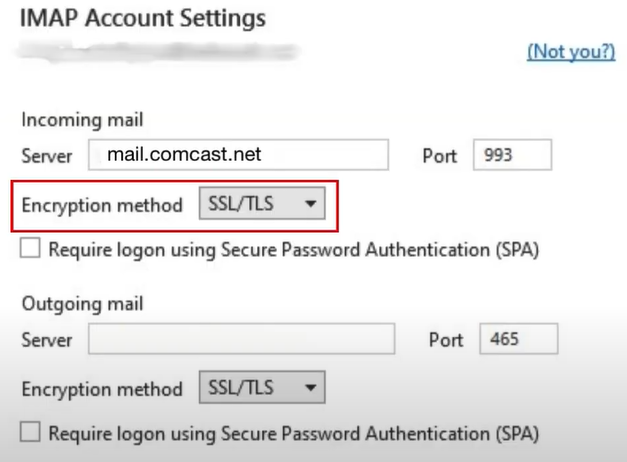 Select the Encryption Method