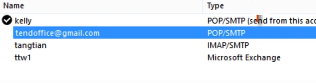 Select the Email Address