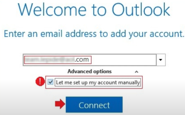 Choose the connect option