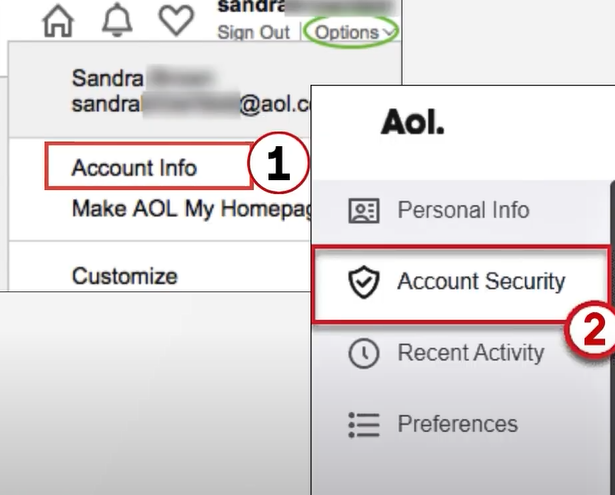 Move to account security