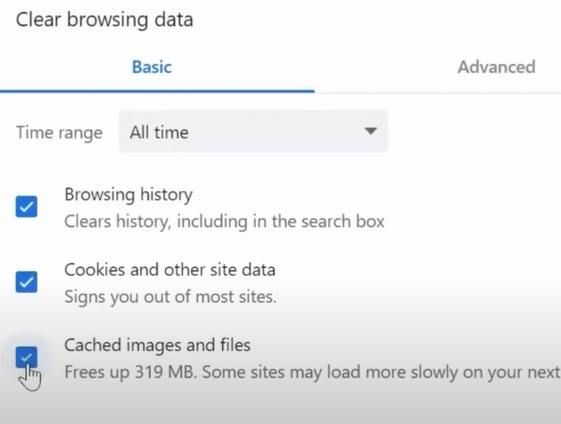 Select all checkboxes