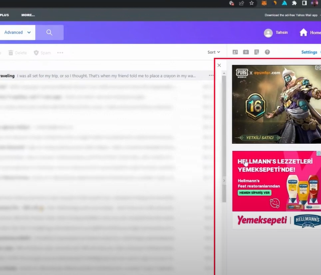 Click on Partially Transparent side