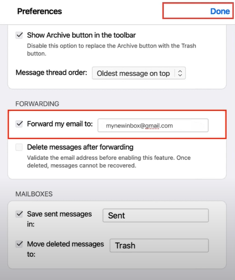 Select Preferences