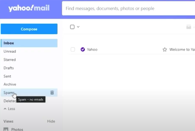 Move to the spam folder