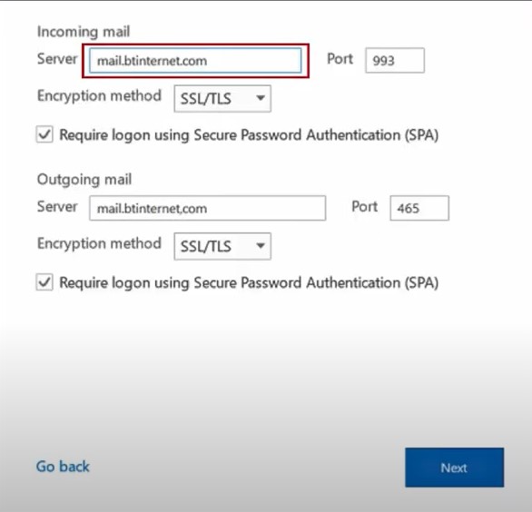 mail in POP