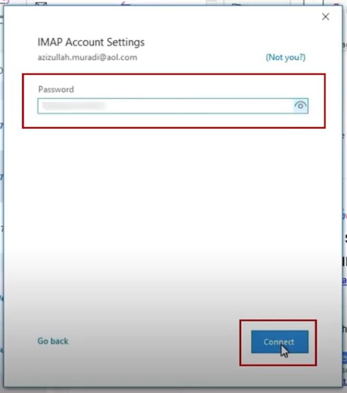 Connect button
