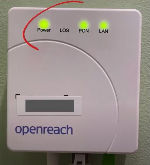POL/Optical lights are solid green