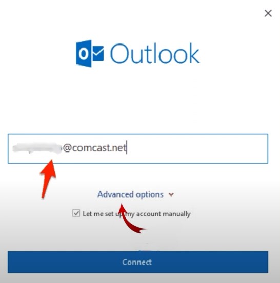 click Advanced Options