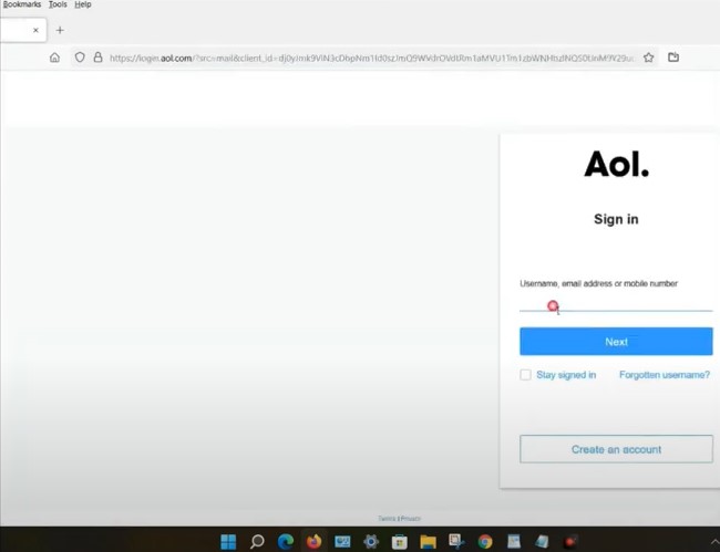 AOL Mail account