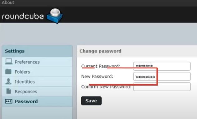 Create a new password
