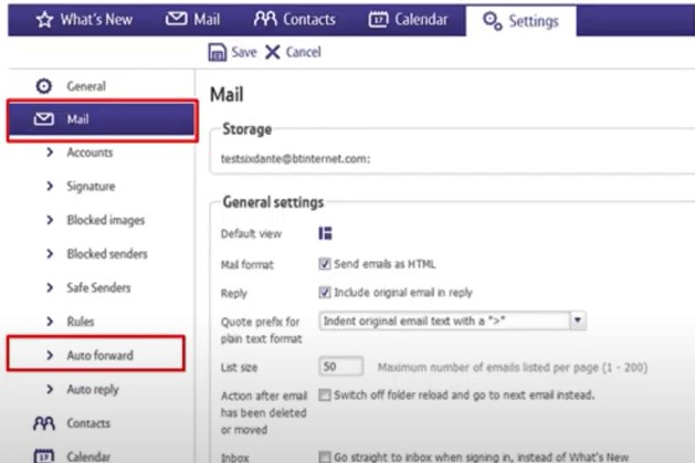 dropdown menu,