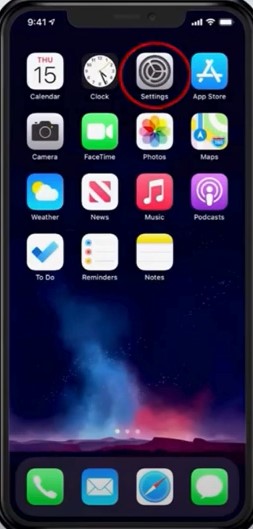 Open Settings on your device