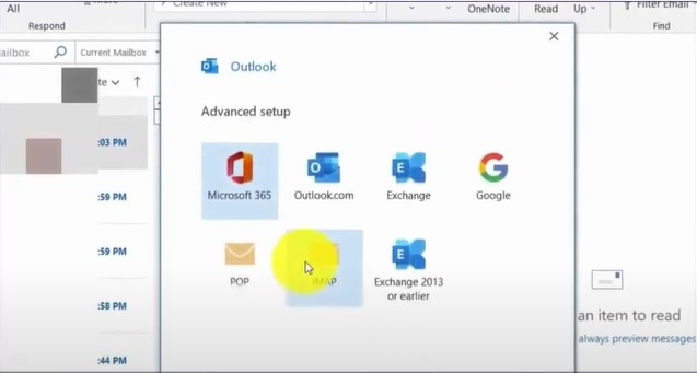 Select IMAP/POP