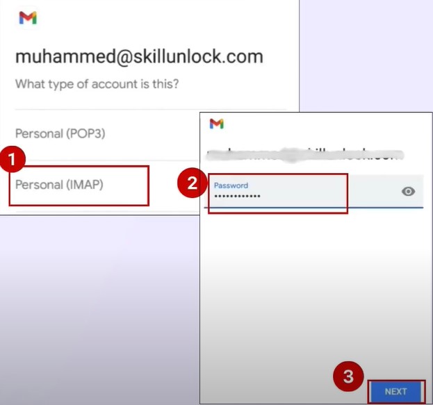 Select Personal (IMAP)