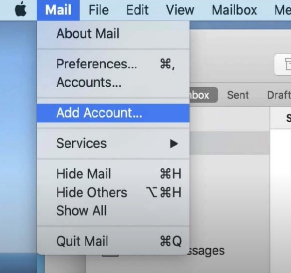 setting up on Apple Mail