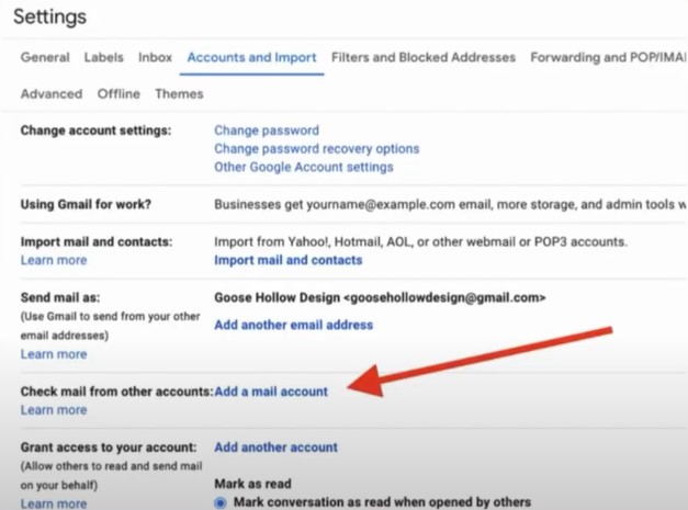 Click Add an Email Account
