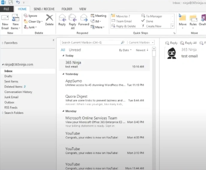  Open a new email