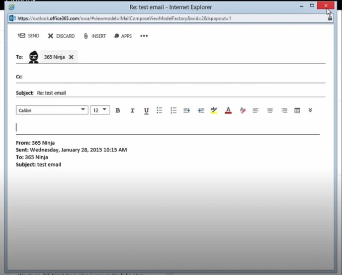 you have a separate pop-out mail window 