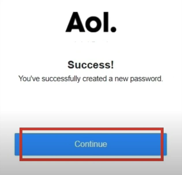 successfully created the password