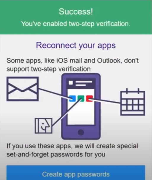 verification process is complete
