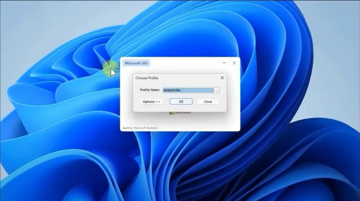 Click the OK button
