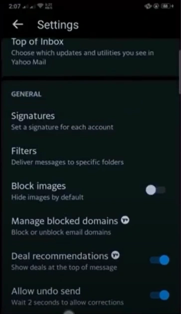 scroll down, and tap Clear Cache