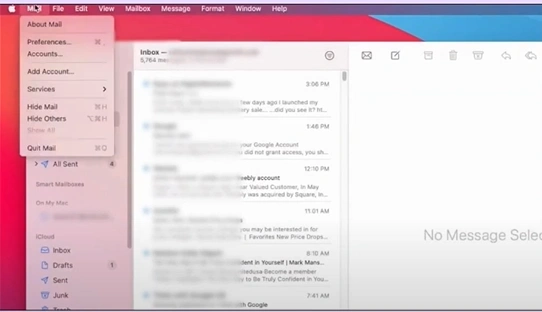 Open the Mail app