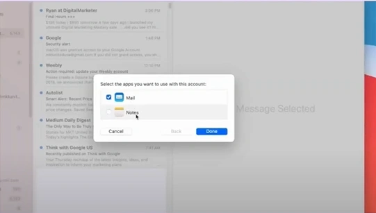 choose the apps you want to use
