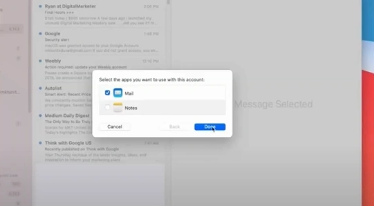 choose the apps you want to use