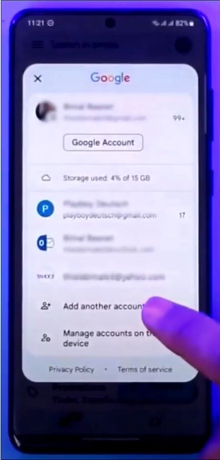 Add another account