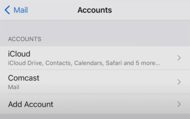 you need to fill in the settings manually